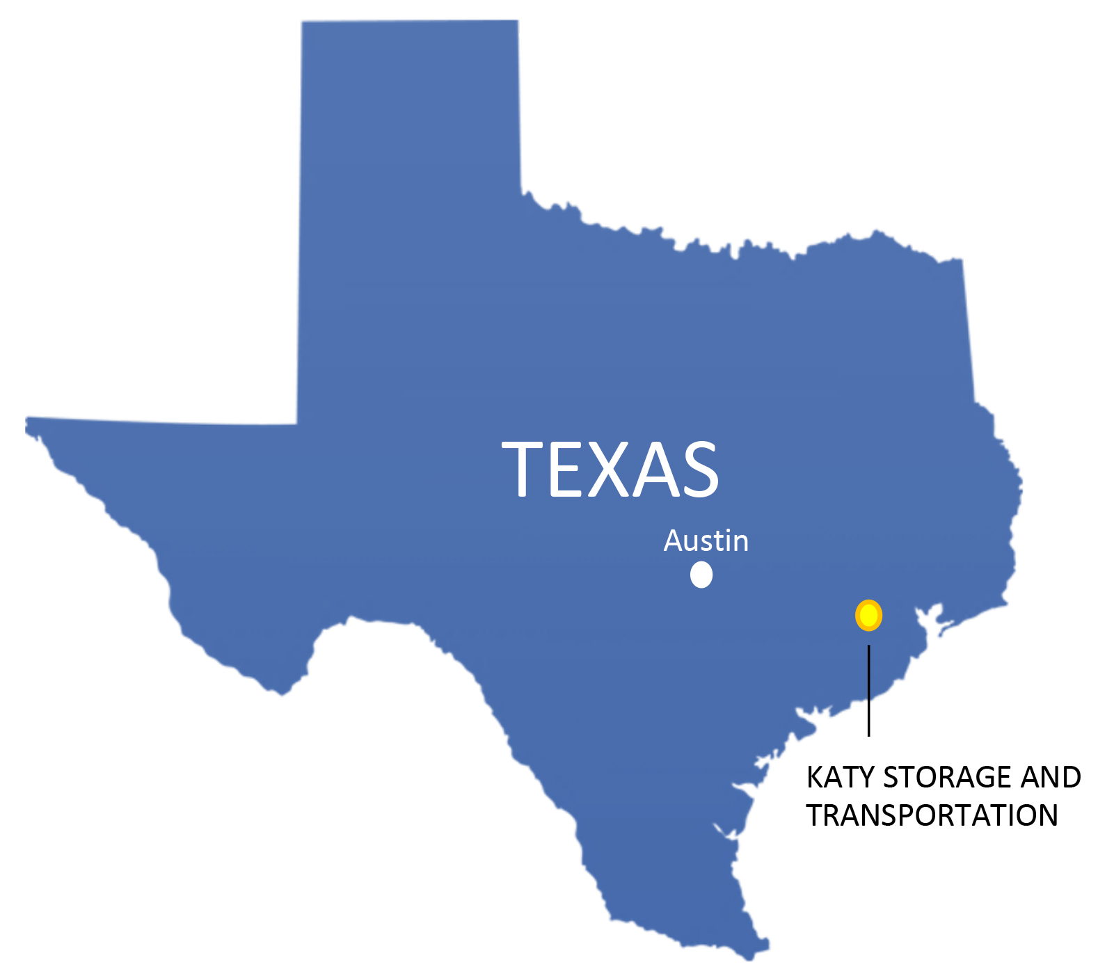 Enstor Katy Storage map